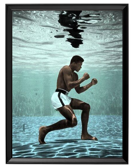 Ali Shadowbox in the Pool